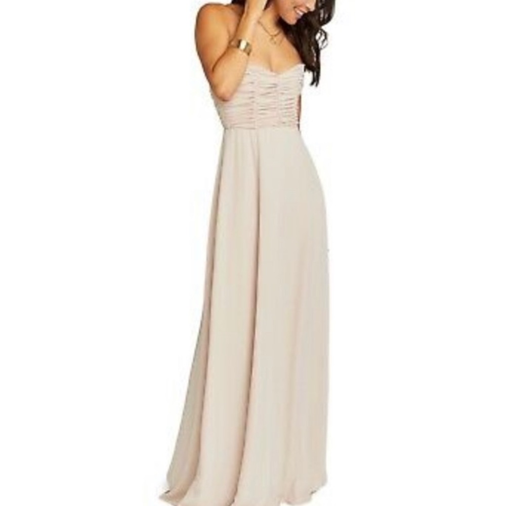 Show Me Your Mumu BonBon Strapless Maxi Dress